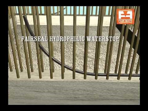FAIRSEAL HYDROPHILIC WATERSTOP WITH DETAILS