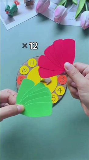 DIY Paper Clock ⏰ | Learn Time Fun craft