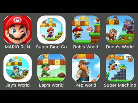Top 8 Super Mario Like Games for Android: Super Mario Run, Super Bino Go, Deno's World, Jay's World