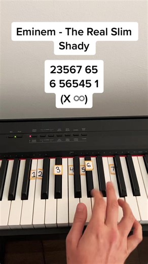 Eminem - The Real Slim Shady Piano Tutorial | How to Play Easily