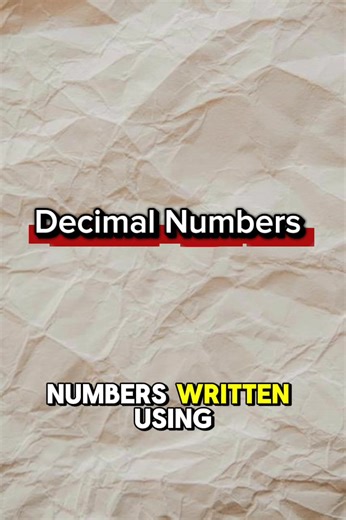 What are decimal numbers, terminating and non terminating decimals, #math #learnmath #basics #fyp #creatorsearchinsights