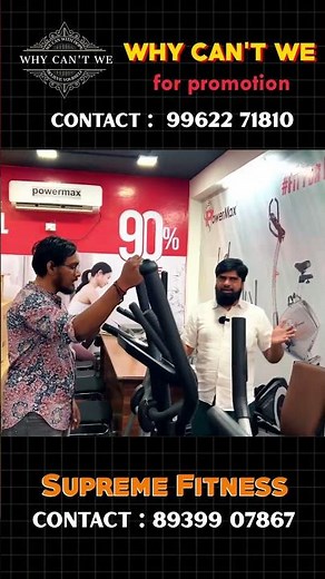 EFX Elliptical Bike with Seat Starting from ₹14K | Supreme Fitness Kolathur | Why Can’t We