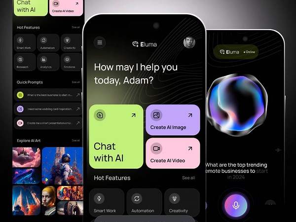 Ai app design mobile app