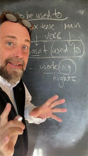 How to use 'to be used to' correctly - 1 minute of English grammar.
