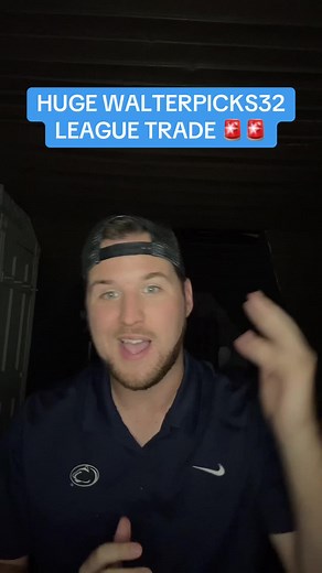 HUGE WP32 TRADE! How did we do? 🧐 #fyp #nfl #fantasyfootball #32personleague #fantasydraft #saquonbarkley