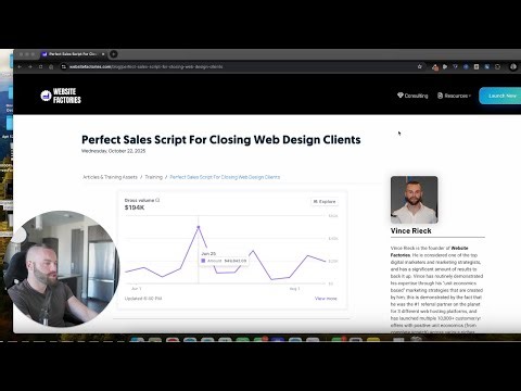 I Closed $194,000 Of Web Design Clients In 2 Months With This Sales Script