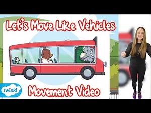 Let’s Move Like Vehicles | Role-play Movement Video | Brain Break