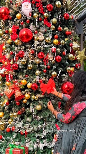 Christmas season has officially begun in Hyderabad 🎄✨ Roast CCX in Banjara Hills is all decked up with the cutest festive decor — cozy, warm, and so magical. The perfect place to sip coffee, chill with friends, and enjoy the Christmas vibe ❤️ Follow @hyderabadi_foodiee for more such amazing content 🤌🏻 [Christmas, decoration, lighting, Christmas tree, merry Christmas, Christmas aesthetic, December, Santa clause, Christmas vibe, cake, food, Hyderabad] #christmastree #merrychristmas #hyderabad |