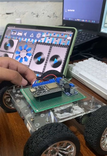 QUICKIE 4WD RC CAR #robotics #smarttech #esp32project #arduino #STEM #fyp