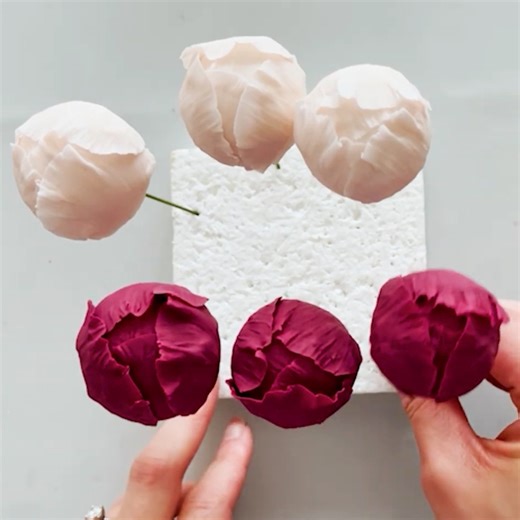 488K views · 3.8K reactions | Making Peony flowers from sugar paste | MetDaan Cakes | Facebook