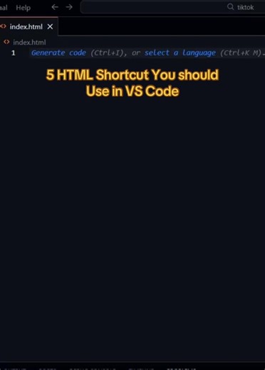 5 HTML Shortcodes You Should Know 💻🔥 These simple HTML tags can save you time and make your web pages better and cleaner 🚀 every beginner and frontend developer should know these essentials 👇 1. – used to group and structure content 2. – inline element for styling small text parts 3. – creates links to other pages or sections 4. – displays images on your website 5. – takes user input in forms Simple tags, powerful results 💡 master the basics and level up your web development skills 💪 Save 