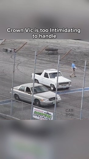 143K views · 1K reactions | Crown Vic is too intimidating out there. The Crown Vic that could wins again. #motorsports #crownvic #ford #crownvictoria #streetcar | Carbon Video | Facebook