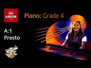 Presto / ABRSM Piano Grade 4 2023 & 2024, A:1 / Synthesia Piano tutorial
