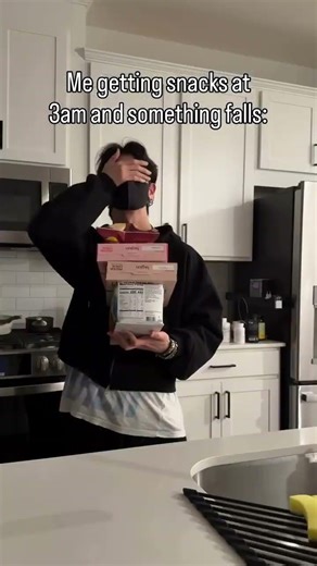 The struggle of 3am snack runs when things go wrong 😭 relatable?
