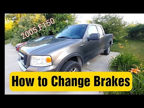 How to change the front brakes on a 2005 ford f150