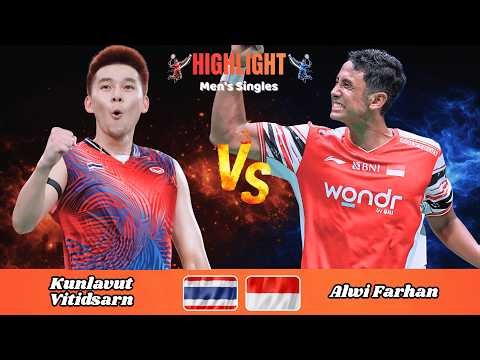 Men's Singles | Kunlavut Vitidsarn (THA) vs Alwi Farhan (INA) | Badminton 2026