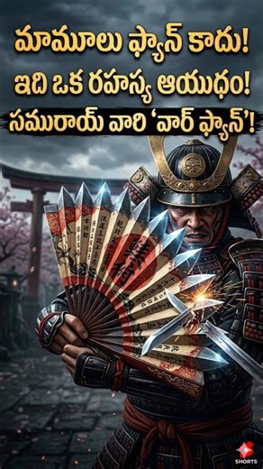 ఇది విసనకర్ర మాత్రమే కాదు! 🛡️సమురాయ్‌ సీక్రెట్ వెపన్🔥