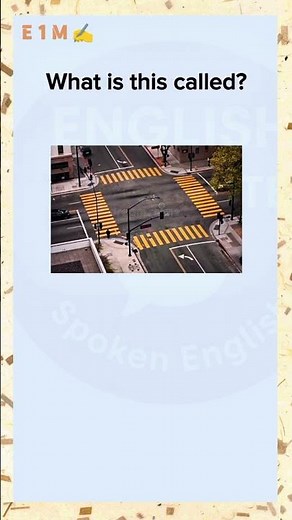 Learn English Word – INTERSECTION 🚦 | 10 Sec English Vocabulary