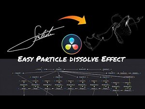 Particle Dissolve Effect + FREE Preset / Davinci Resolve
