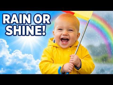 “Baby Weather Adventure 🌦️🌈 | Sunny, Rainy, Snowy Song for Kids!”