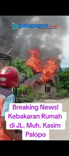 Kebakaran di Jalan Muh. Kasim, Palopo