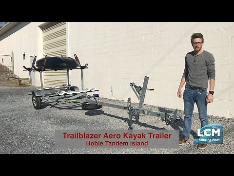 Trailblazer Kayak Trailer - Hobie Tandem Island Setup