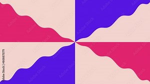 Wave Colorful Pink and Purple Loops with 4K Resolutions, modern style of Motion Graphics