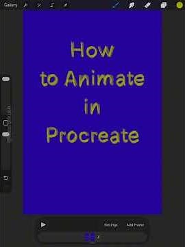 How to Animate in Procreate (Step by Step Tutorial)