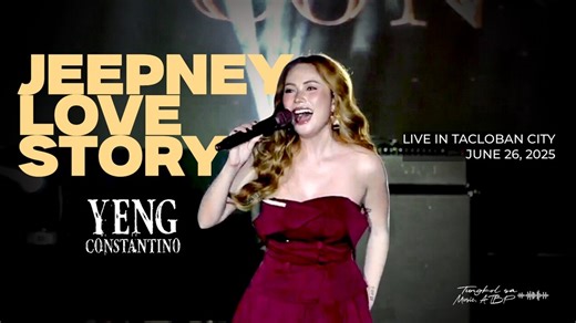 Yeng Constantino - “Jeepney Love Story” Live in Tacloban City Tacloban Fiesta Celebration: Speaker’s Night 📍 RTR Plaza, Justice Romualdez St., Downtown, Tacloban City June 26, 2025 Disclaimer: Audio / Video Credit to the rightful owner. No copyright infringement is intended. For Viewing and Entertainment Purposes Only. #TaclobanFiesta2025 #TaclobanCity #Leyte #YengConstantino #JeepneyLoveStory #TungkolSaMusicATBP #Concert #livemusic #PinoyPop #OPM #liveperformance #trendingvideos | Tungkol sa M