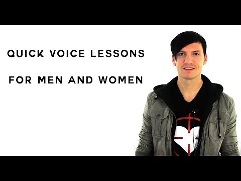 Voice Lessons - Quick Voice Lessons Online For Men And Women To Improve Range And Pitch!