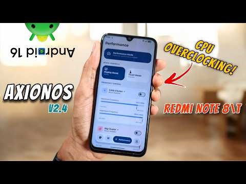 AxionOS 2.4 for Redmi Note 8 (Android 16) 🛠️ Custom ROM Review | Worth Installing?