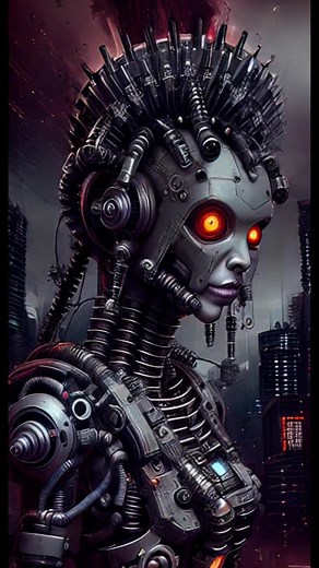 Futuristic Alien Robot Concept Art | Visual Loop 4K Robot