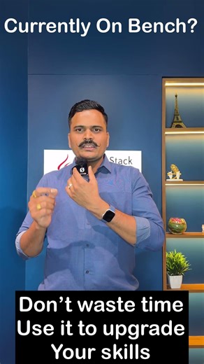 Still stuck on the bench and waiting for a project? Transform Your Career Now :+91 7887575991