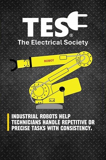 Robotics in manufacturing. #electrician #industrialelectrician #electrical #robotics