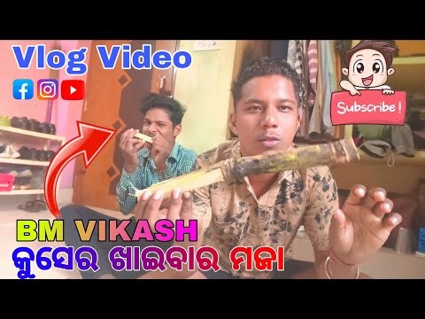 କୁସେର ଖାଇବାର ମଜା ସକାଳୁ Mini Vlog Video || BM VIKASH ||