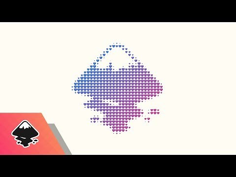 Inkscape Tutorial: Halftone Heart Pattern