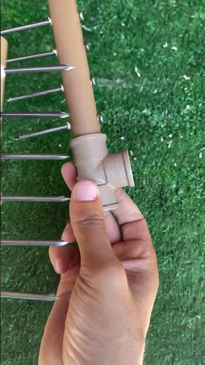 DIY Leaf Sweeper from Pipes & Nails 🍂 | Simple Homemade Tool for Cleaning Yard!