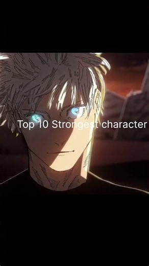 top 10 Strongest character in jjk #anime #jujutsukaisen