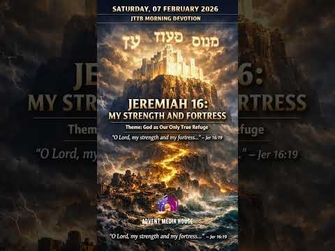 📖 JEREMIAH 16 — MY STRENGTH AND MY FORTRESS