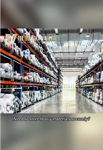 Heavy-duty racking with stable load-bearing #HeavyDutyRack #WarehouseStorage #IndustrialRack #HighLoad #Logistics