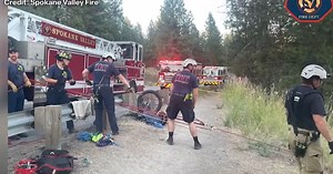 Man rescued at Boulder Beach after rope swing accident
