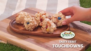 17K views · 162 reactions | Don't fumble your next game day get-together–pass around these sweet 'n salty popcorn balls  | Sprouts Farmers Market | Facebook