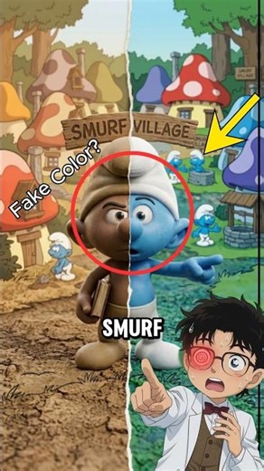 The REAL Color of Smurfs Isn’t Blue?! 😱