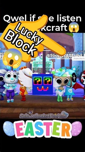 Qwel if she add Lucky Block in Dandy's World new update #dandysworld #roblox #update