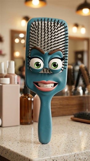 When Your Hairbrush Is Done With Your Mess