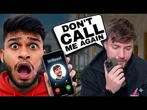 I Tried CALLING @MrBeast After FINDING His NUMBER!!! (Again)
