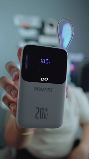 Fast Charging Powerbanks with Built-in Cable | Romoss PFC10 & PFC20