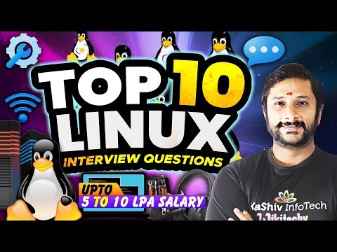 Top 10 Linux Interview Questions & Answers | Crack Any IT Interview | Kaashiv Infotech Linux