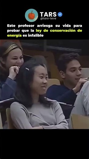 This professor risks his life to prove that the law of conservation of energy is infallible.