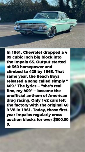 : The Chevy 409 That Inspired a Hit Song